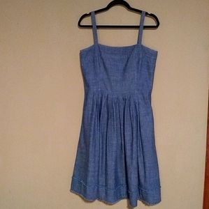 Talbots Denim midi dress